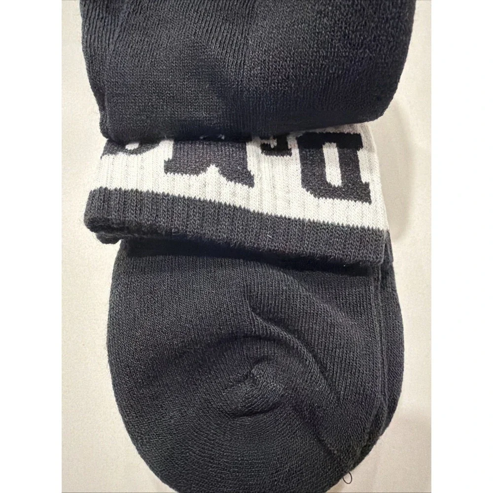 Dr Martens AD020003 Short Athletic Logo 3-Pack Socks Black S/M NEW